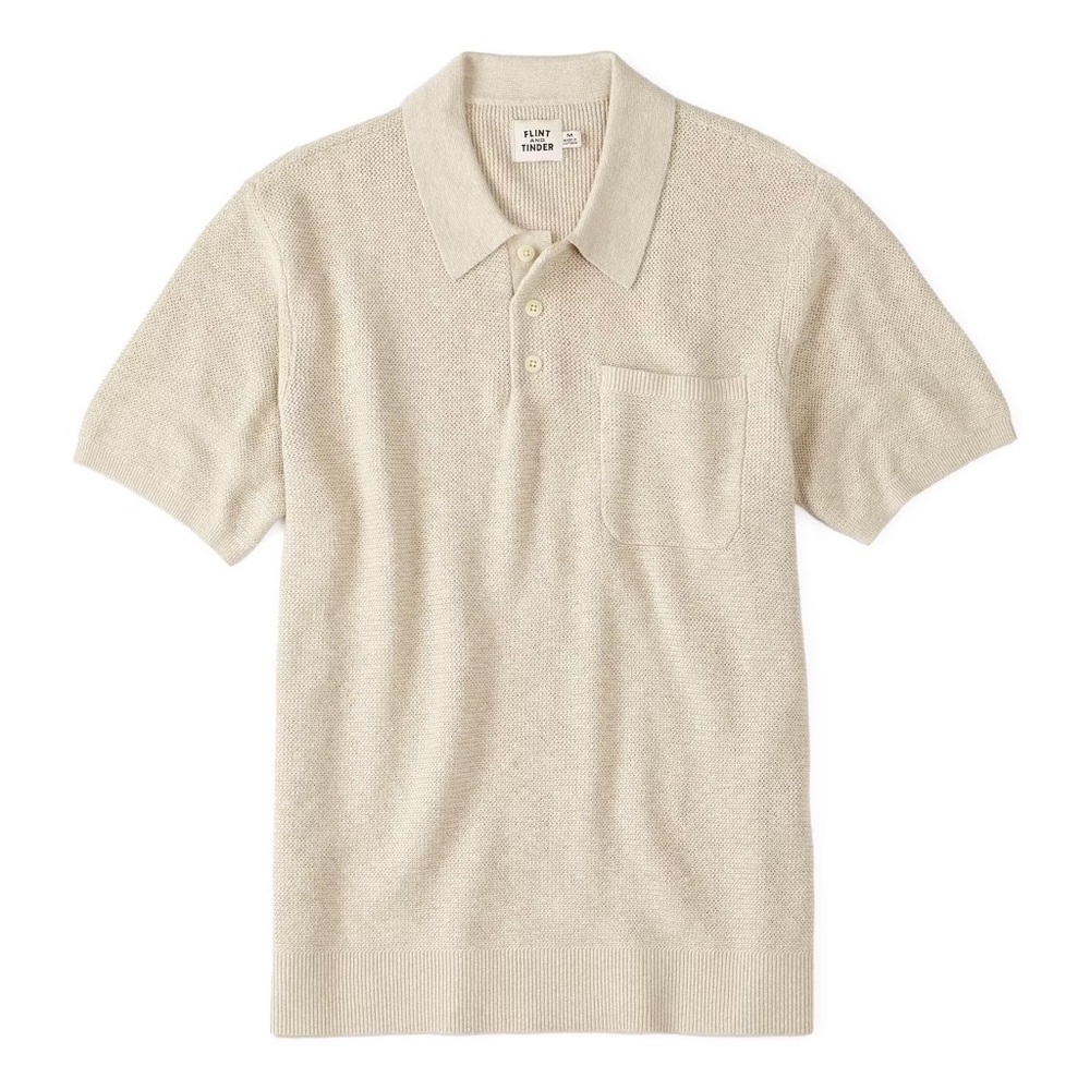 Men's Flint and Tinder Knit Polo Shirt